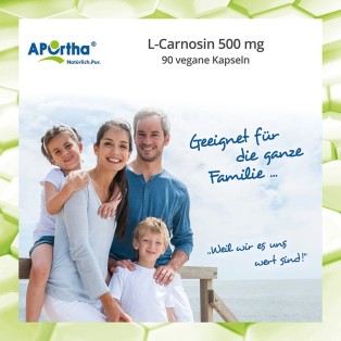 APOrtha L-Carnosin 500 mg  - 90 vegane Kapseln