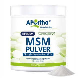 OptiMSM® MSM Pulver - 500 g veganes Pulver