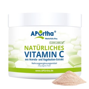 APOrtha natürliches Vitamin C - 250 g Pulver