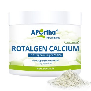 APOrtha Rotalgen Calcium - 250 g veganes Pulver