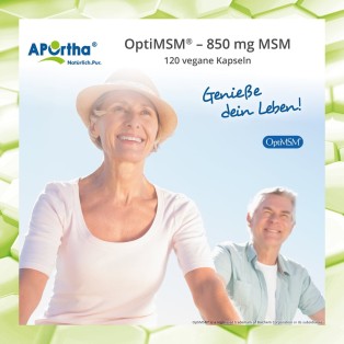 APOrtha OptiMSM® 850 mg MSM - 120 vegane Kapseln