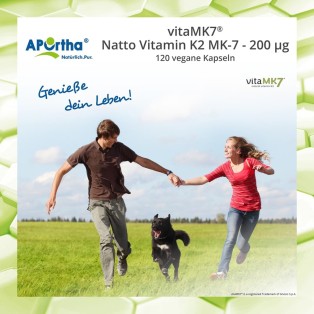 VitaMK7® - Natto Vitamin K2-MK7 200 µg - 120 vegane Kapseln