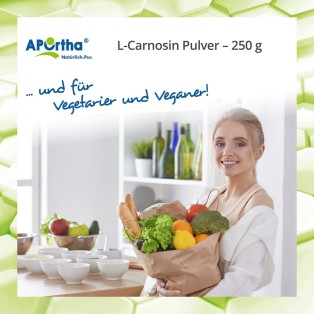 APOrtha L-Carnosin - 250 g veganes Pulver