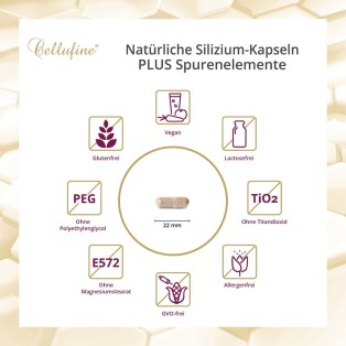 Cellufine® Silizium Kapseln PLUS Spurenelemente - 120 Kapseln