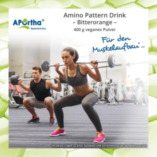 APOrtha Amino Pattern Aminosäuren Drink - Bitterorange - 400 g veganes Pulver
