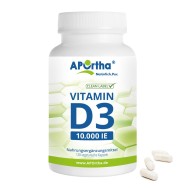 Vitamin D3 Depot 10.000 IE - 250 µg - 120 vegetarische Kapseln | Familienpackung