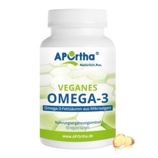 APOrtha Algenöl veganes Omega-3 - 60 vegane Kapseln