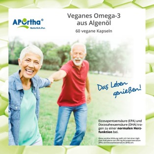 APOrtha Algenöl veganes Omega-3 - 60 vegane Kapseln