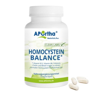 APOrtha Homocystein Balance - 90 vegane Kapseln