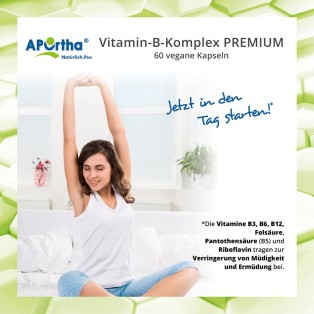 APOrtha Vitamin B Komplex PREMIUM - 60 vegane Kapseln