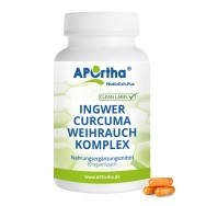 Ingwer-Curcuma-Weihrauch-Komplex - 60 vegane Kapseln