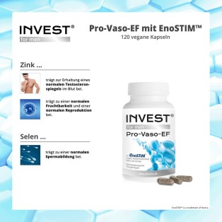 Invest MEN Pro-Vaso-EF mit EnoSTIM™  - 120 vegane Kapseln