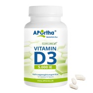 Vitamin D3 5.000 IE  - 120 vegetarische Kapseln | Familienpackung