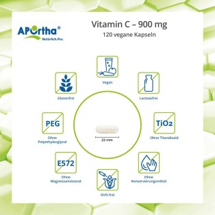 Vitamin C 900 mg - 120 vegane Kapseln