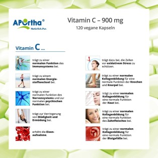 Vitamin C 900 mg - 120 vegane Kapseln