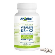 Vitamin D3 5.000 IE + Vitamin K2 MK-7 Cyclo® 200 µg - 120 vegetarische Kapseln