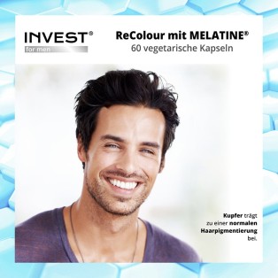 INVEST MEN  ReColour mit MELATINE® - 60 vegetarische Kapseln