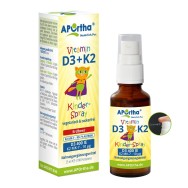 Vitamin D3 + K2 für Kinder - Erdbeergeschmack - 25 ml vegetarisches Mundspray
