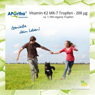 Vitamin K2 MK-7 Tropfen (K2VITAL®) - 50 ml - ca. 1.700 vegane Tropfen