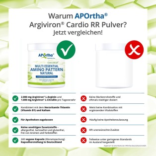 Argiviron® Cardio RR - 330 g veganes Pulver