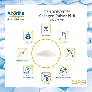 APOrtha Sports TENDOFORTE® Collagen-Pulver PUR - 300 g