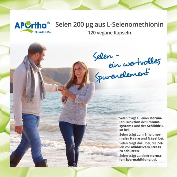Selen 200 µg aus L-Selenomethionin - 120 vegane Kapseln