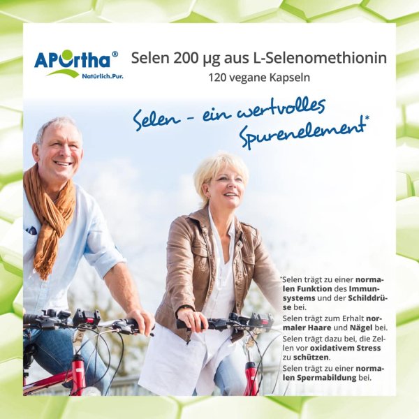 Selen 200 µg aus L-Selenomethionin - 120 vegane Kapseln