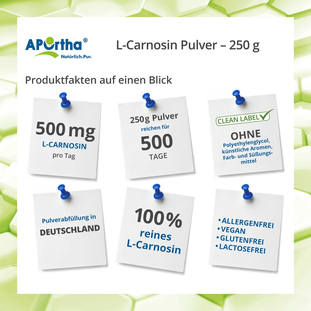 L-Carnosin - 250 g veganes Pulver