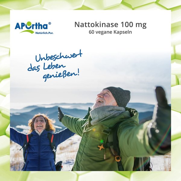Nattokinase 100 mg - 60 vegane, säureresistente Kapseln