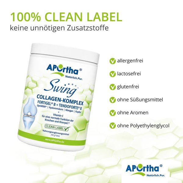 Swing Collagen-Komplex mit FORTIGEL® B + TENDOFORTE® B (Rind) - 340 g Pulver
