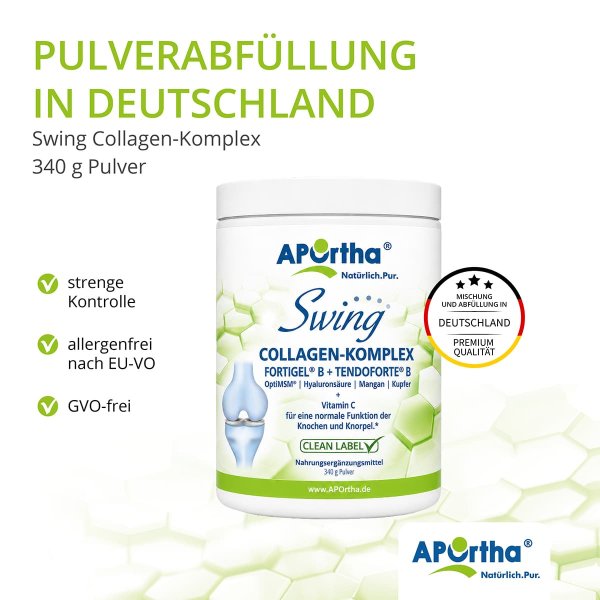 Swing Collagen-Komplex mit FORTIGEL® B + TENDOFORTE® B (Rind) - 340 g Pulver