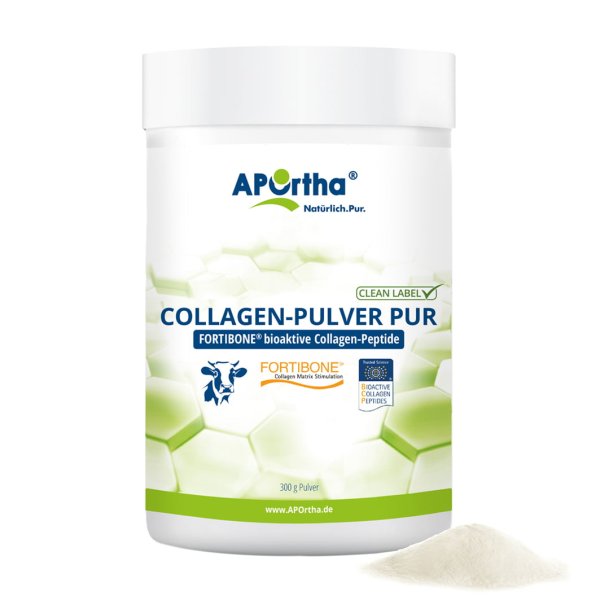 FORTIBONE® B (Rind) Collagen-Pulver PUR - 300 g Pulver - Dose