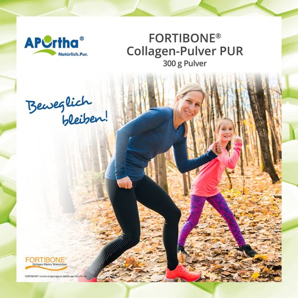 FORTIBONE® B (Rind) Collagen-Pulver PUR - 300 g Pulver - Dose