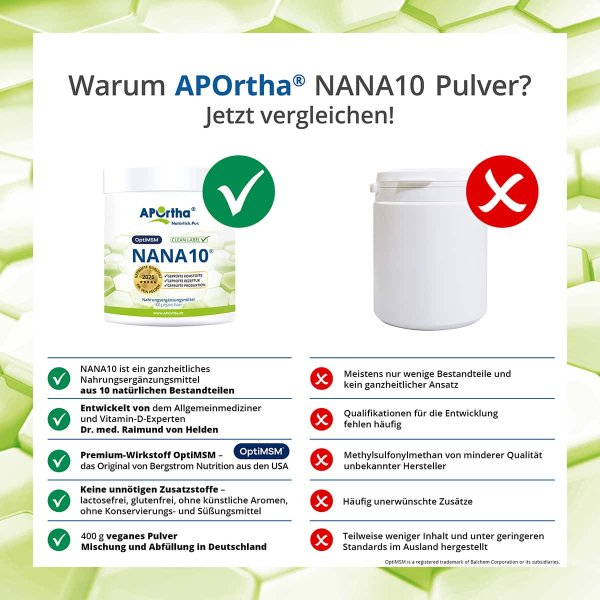 NANA10® - 400 g veganes Pulver